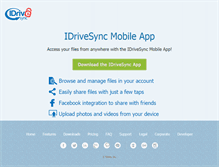 Tablet Screenshot of idrivesync.com